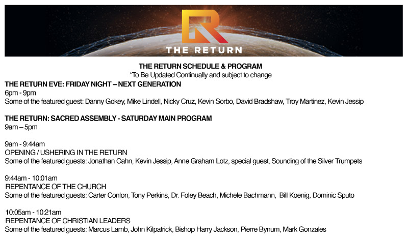 The Return Schedule